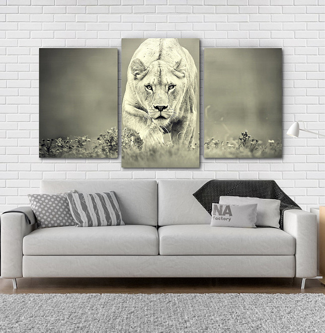 Модульна картина Природа Тигр Art-207_3 Київ - фото 2