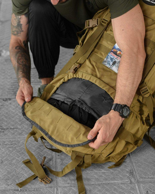 Рюкзак Over Earth 100л рамный cayot   ОР1238 Одеса - фото 5