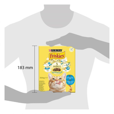 Сухий корм для кішок Purina Friskies зі смаком лосося й овочів 300 г (7613031868063) Вінниця - фото 5