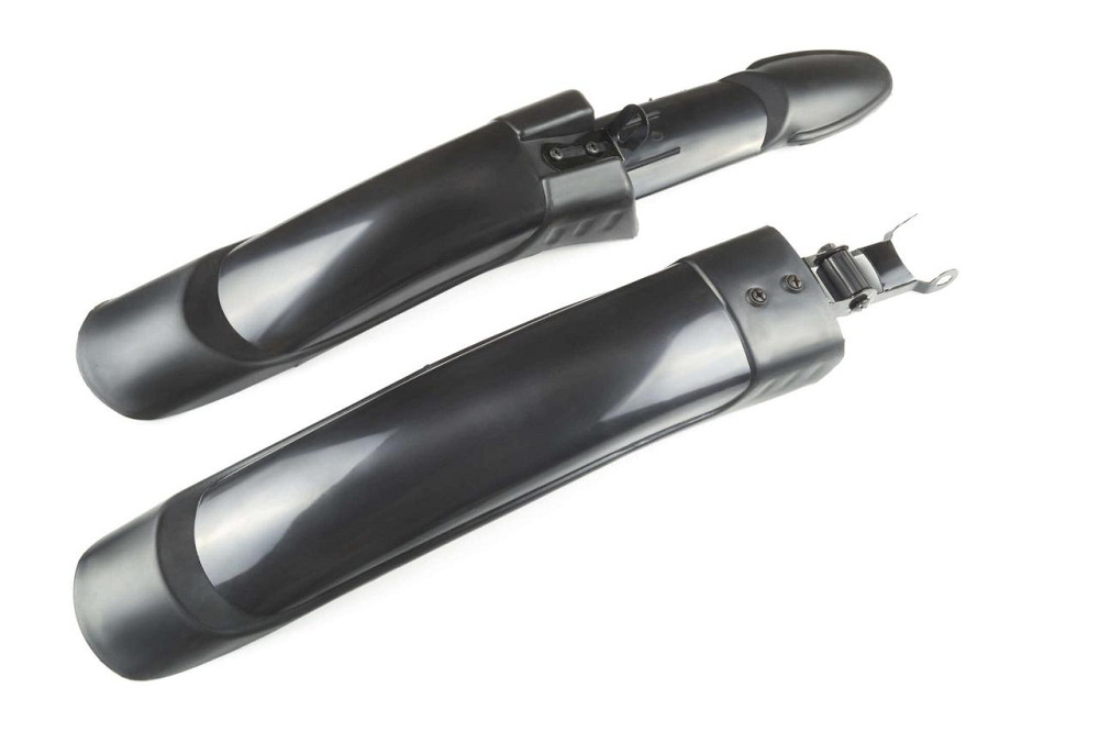 Крылья велосипедные (MTB) (черные, пластик, STANDART+) Мукачево - изображение 1