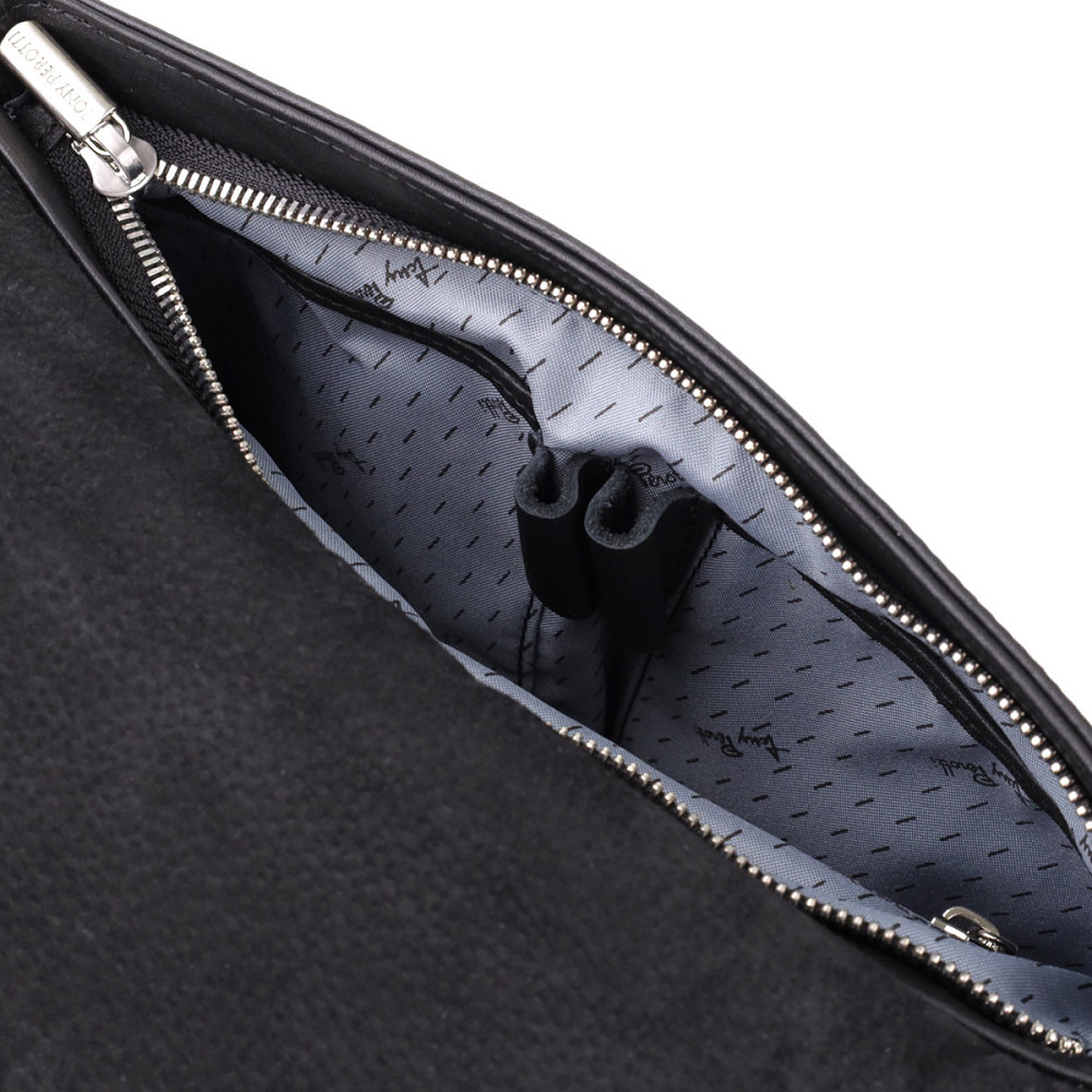 Мужская сумка через плечо из зернистой натуральной кожи Tony Perotti 20865_1 (9270G-25 nero) Черный Киев - изображение 5