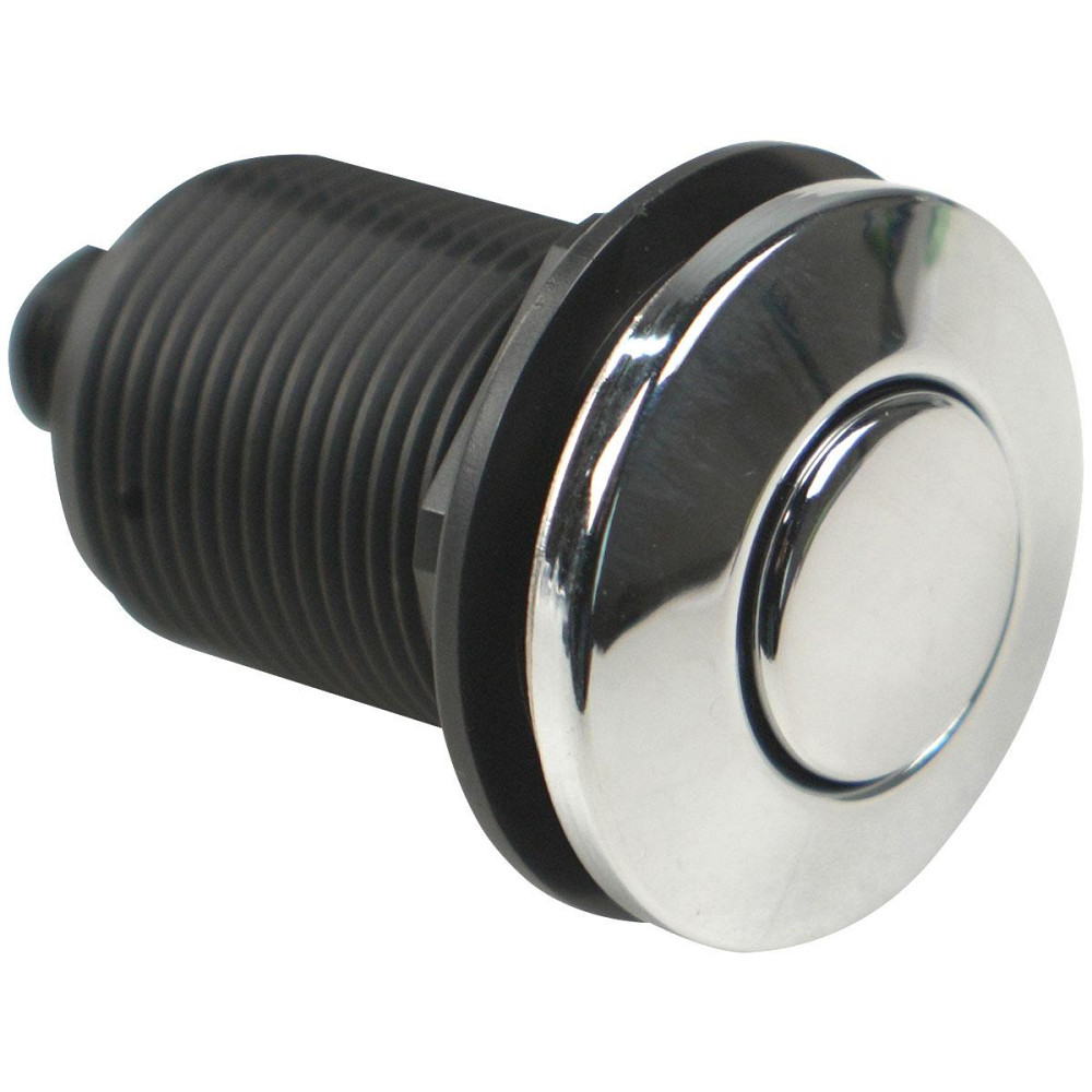 Кнопка пневмо Emaux 40 мм. хромированная Киев - изображение 1