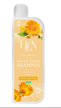 Шампунь ELEN COSMETICS з екстрактом календули 250 мл Київ