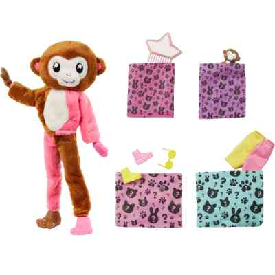 Кукла Barbie Cutie Reveal Друзья из джунглей Обезьяна (HKR01) Винница