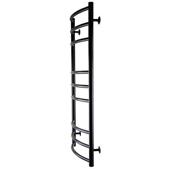 Рушникосушарка UNIO LDE W 1000-500-9 BLK Драбинка Дуга Еліт вода чорна Киев