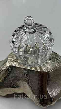 Цукорниця ємність для зберігання скляна "Перлина" 150 мл Київ
