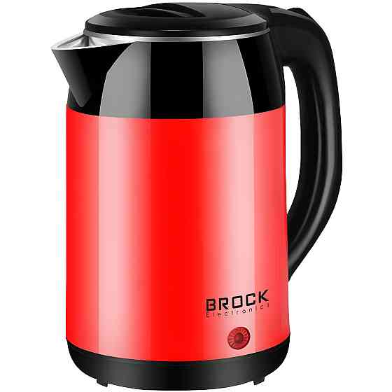 Електрочайник BROCK WK 5522 RD 1500Вт/ 1.8л/ подвійні стінки/ червоний Вінниця