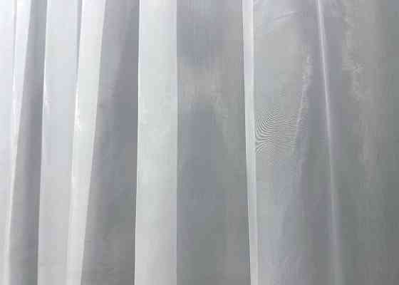 Тюль органза однотонная цвет белый 009т Киев