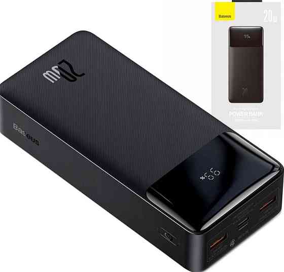 Павербанк Baseus 20W 30000mAh. Black.Нові Киев