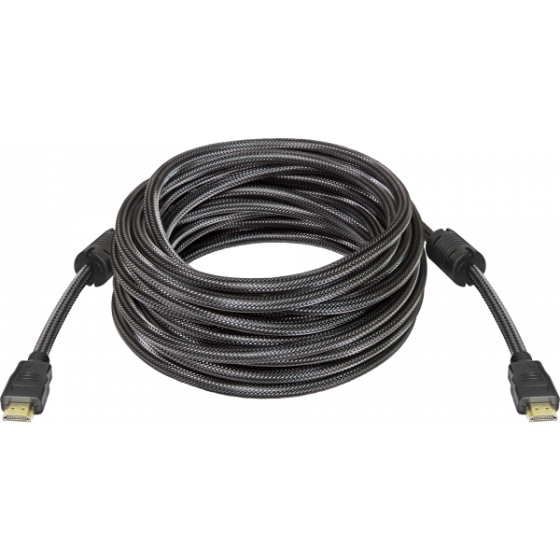 Кабель HDMI M - M,10.0 м, V1.4, Defender, з феритами, чорний, HDMI-33PRO (87435) Київ