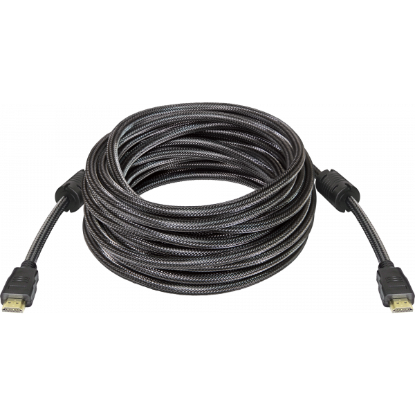 Кабель HDMI M - M,10.0 м, V1.4, Defender, з феритами, чорний, HDMI-33PRO (87435) Київ - фото 1
