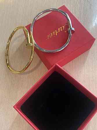 Cartier браслет цвяхв білому золоті або лимонному золоті / Cartier браслет цвях позолота Одеса