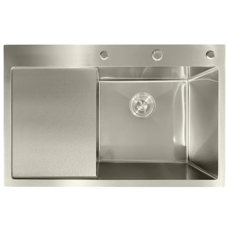 Мийка з нержавіючої сталі MIXXUS MH7849R NANO-SILVER (3.0/0.8) колір нержавійка MI7050 Харків - фото 1