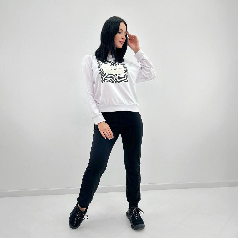 Трикотажний спортивний костюм з принтом "Condor" оптом | Батал | Розпродаж моделі Київ - фото 3