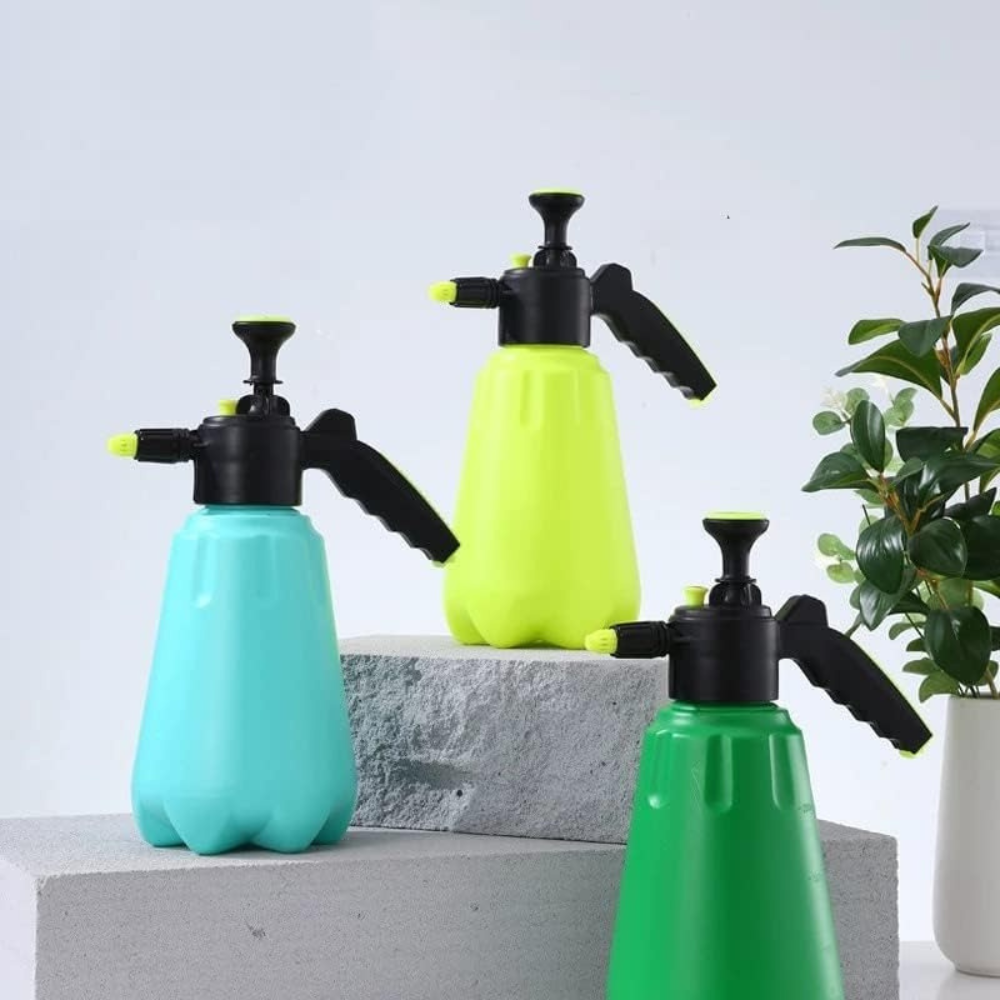 Ручной опрыскиватель для сада и огорода пневматический садовый,пластиковый,жёлтый на 2 литра Каменец-Подольский - изображение 5