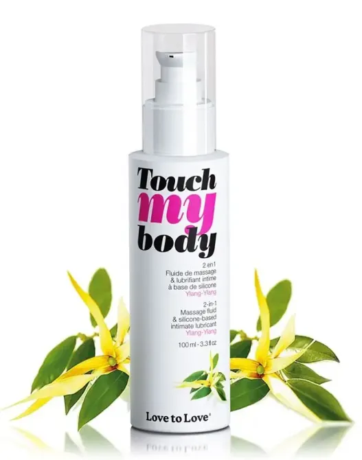 Масажний гель і змазка 2-в-1 Love To Love TOUCH MY BODY Ylang-Ylang (100 мл) зволожуючий Львів - фото 1