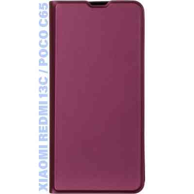 Чохол до мобільного телефона BeCover Exclusive New Style Xiaomi Redmi 13C / Poco C65 Red Wine (711196) Вінниця