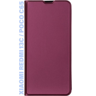 Чохол до мобільного телефона BeCover Exclusive New Style Xiaomi Redmi 13C / Poco C65 Red Wine (711196) Вінниця - фото 1