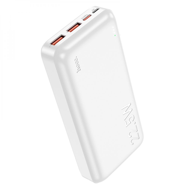 Зарядний мобільний акумулятор Hoco J101A 20000mAh PD20W+QC3.0 (22.5W) Білий Вінниця - фото 1