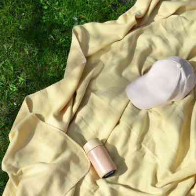 Плед Bergamo подушка Mild флисовый 150 х 180 см Песчано-бежевый (202312pl-17) Винница