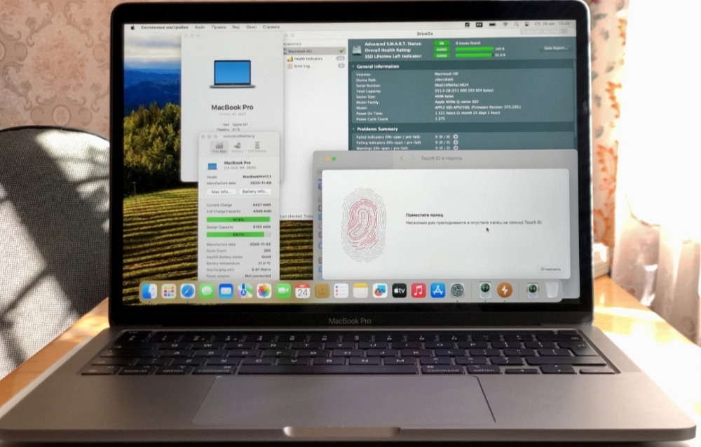 Ноутбук: Apple MacBook A2338 M1 8Gb. 256Gb. Київ - фото 3