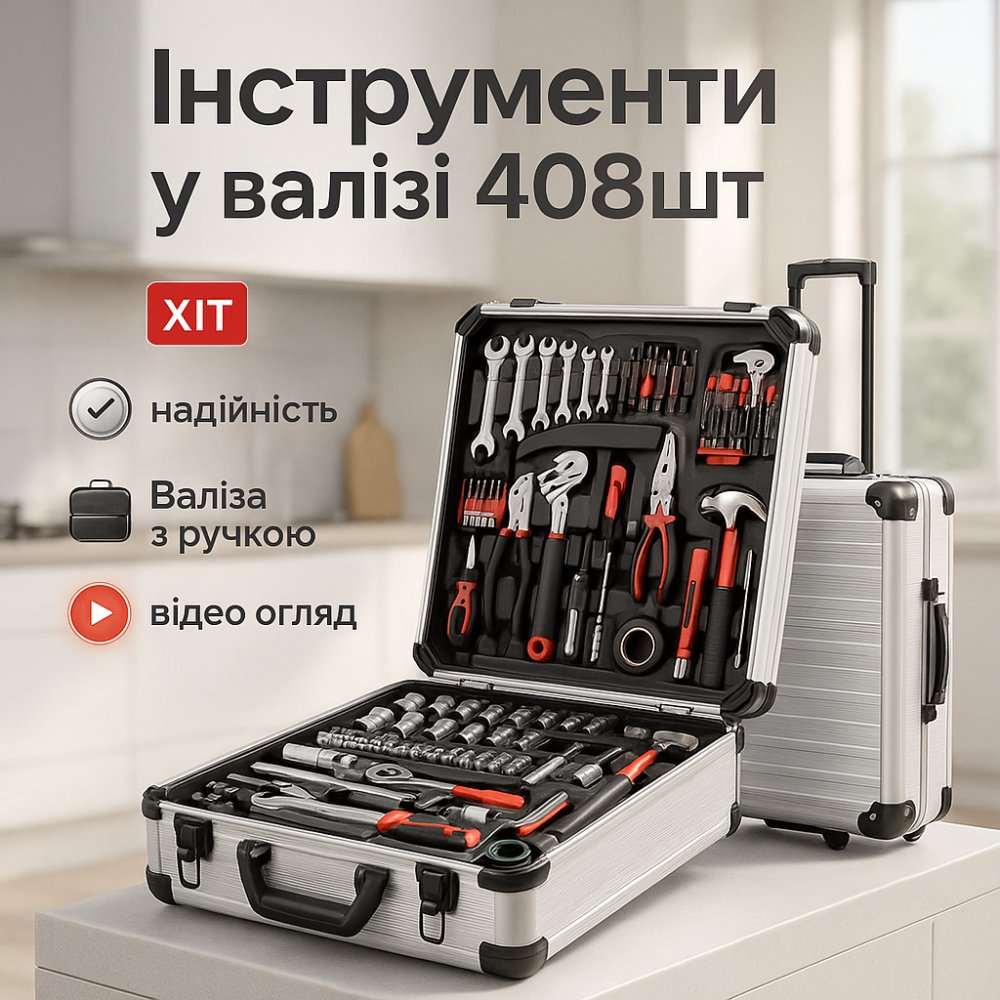 Набір інструменту для автослюсаря KRAFFTEC, Набір інструментів універсальний професійний LU-68 Львів - фото 6