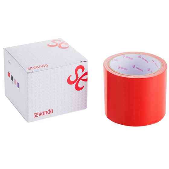 Скотч для бондажу LOCKINK SEVANDA Electrostatic Tape, червона, 16 м Sex Aura Київ
