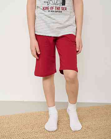 Пижама детская Комплект для мальчика с шортами - Акула за штурвалом Ozkan 31938 5-6 Киев