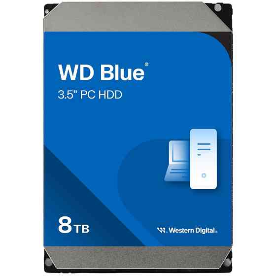 Накопичувач HDD SATA 8.0TB WD Blue 5640 rpm 256MB (WD80EAAZ) ( 14100 ) Харків