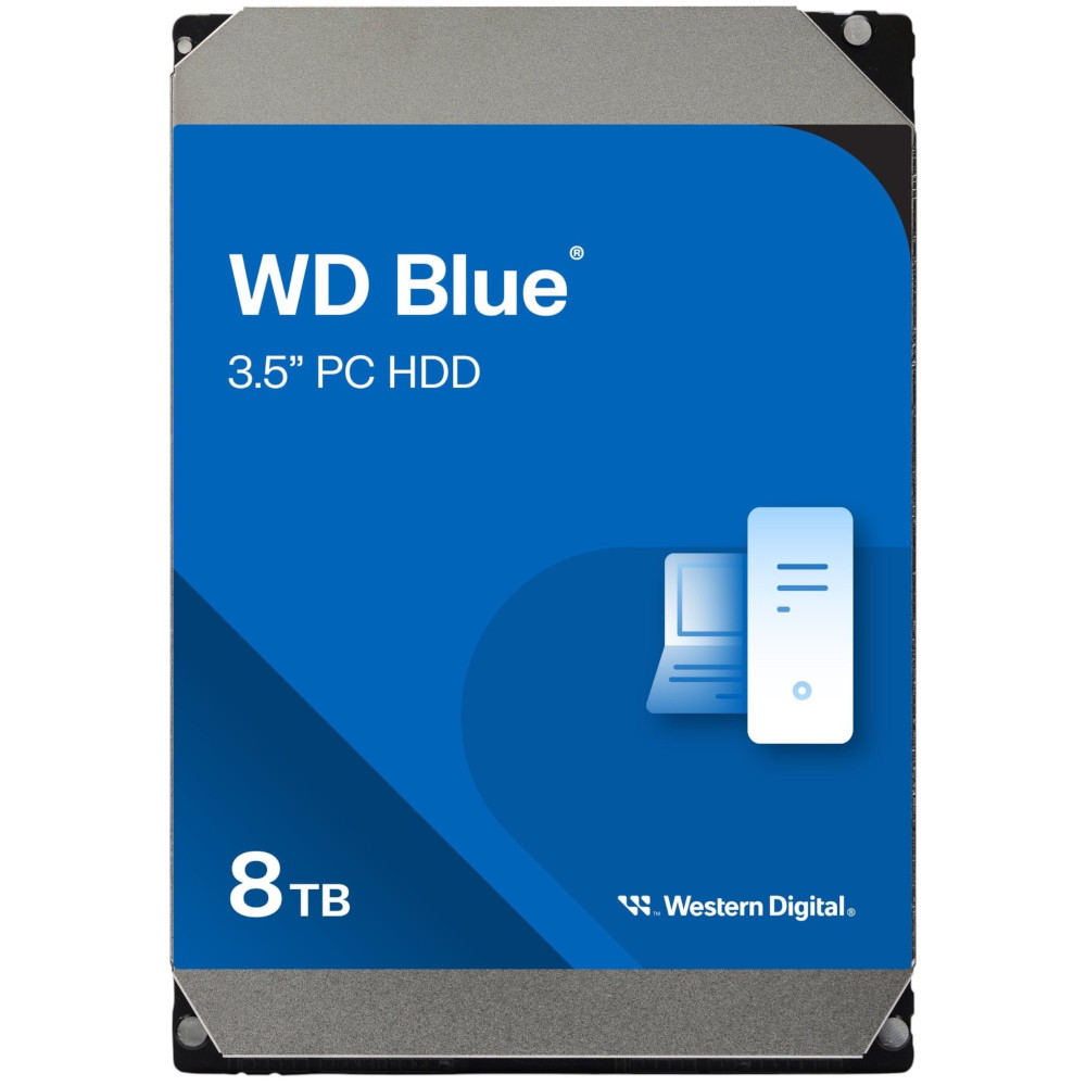 Накопичувач HDD SATA 8.0TB WD Blue 5640 rpm 256MB (WD80EAAZ) ( 14100 ) Харків - фото 1