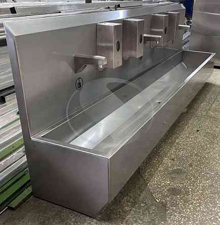 Умывальник сенсор на три секции 2300x450x840 мм Киев