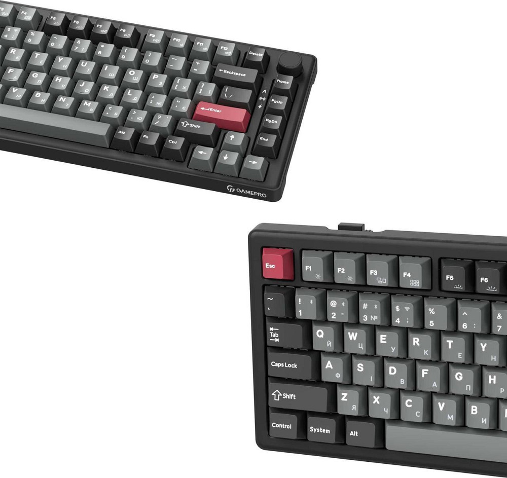 Клавіатура бездротова GamePro Asgard Yord Keychron Super Red Switch Black (MK266BK) ( 12615 ) Харків - фото 4