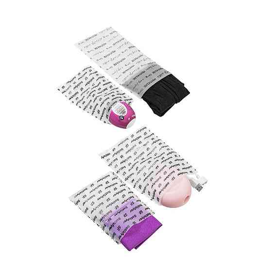 Подарунковий набір Satisfyer Love Box, іграшка для нього та для неї, білизна, мішечок для зберігання Sex Aura Київ
