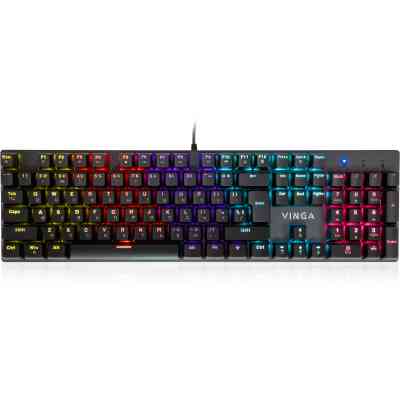 Клавіатура Vinga KBGM-101 LED Red Switch USB Black (KBGM-101 Black) Вінниця