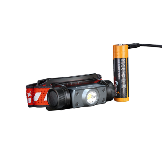Налобний ліхтар Fenix ​​HM62-T V2.0 1200лм 150м з білим і червоним світлом Чорний Вінниця