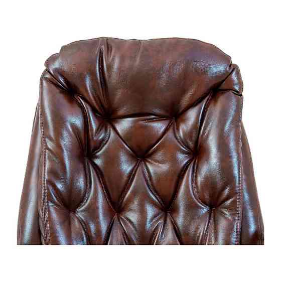 Офисное Кресло Руководителя Venice М1 Tilt Хром Кожа Lux Темно-коричневый Киев