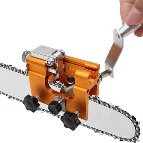 Станок ручной для заточки цепей бензопил механический 3 надфиля компактный Винница