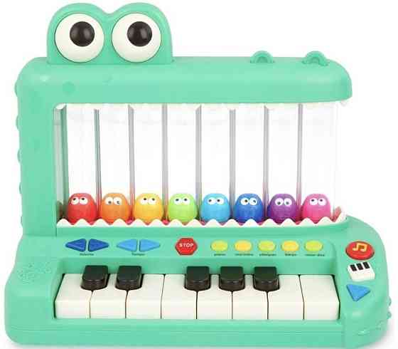 Іграшка-піаніно музична Battat Croco Pop Crocodile Крокофон гіппопофон. Харків