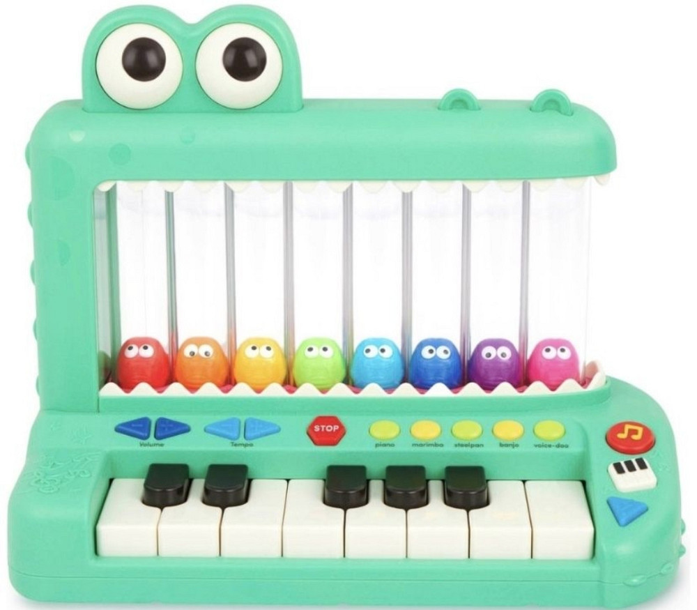 Іграшка-піаніно музична Battat Croco Pop Crocodile Крокофон гіппопофон. Харків - фото 1