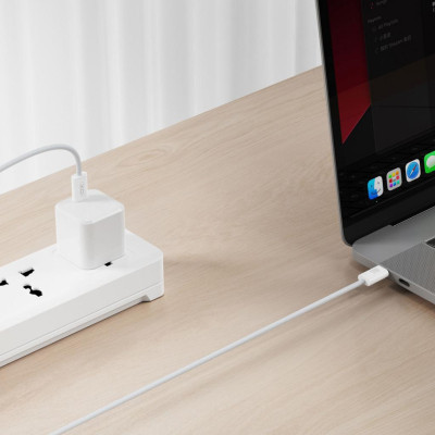 Дата кабель USB-C to USB-C 1.0m 60W white XO (NBQ273_C_White) Винница - изображение 4
