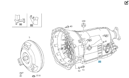 Mercedes-Benz  A2112701400 5-ступінчаста АКПП 5G-TRONIC 722.699 з гідротрансформатором Одеса - фото 2