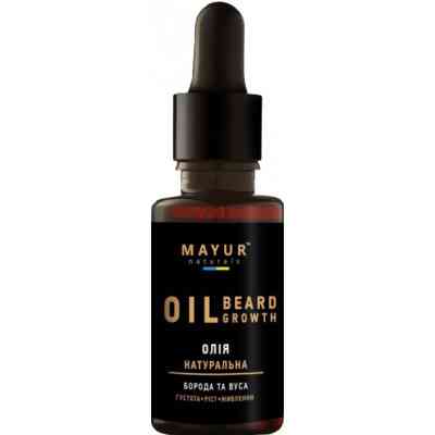 Масло для ухода за бородой Mayur Для роста и питания бороды и усов 30 мл (4820230952865) Винница