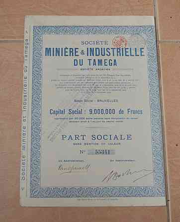Акція. Бельгія. 1923год №55341 (2.21) Полтава