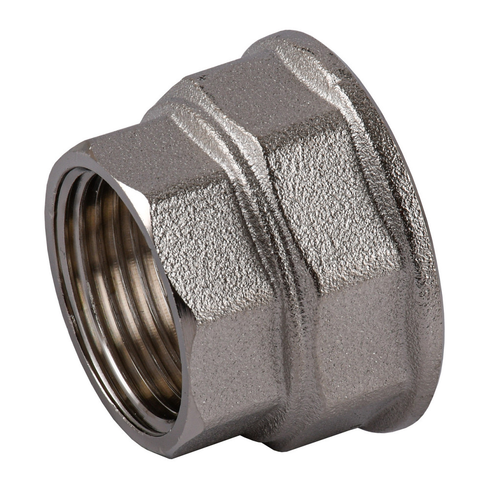 Муфта редукционная 1 1/2″х1″ВВ никелированная восьмигранная NM751O OPTIMUM (000031490) Киев - изображение 1