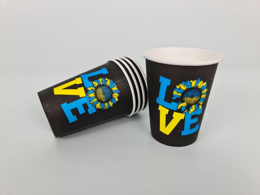 Стаканчики для кави 250 мл "LOVE" Маестро h9 (50 шт.) Харків - фото 3