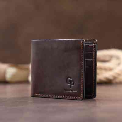 Портмоне Grande Pelle В винтажной коже Коричневое (11310) Винница