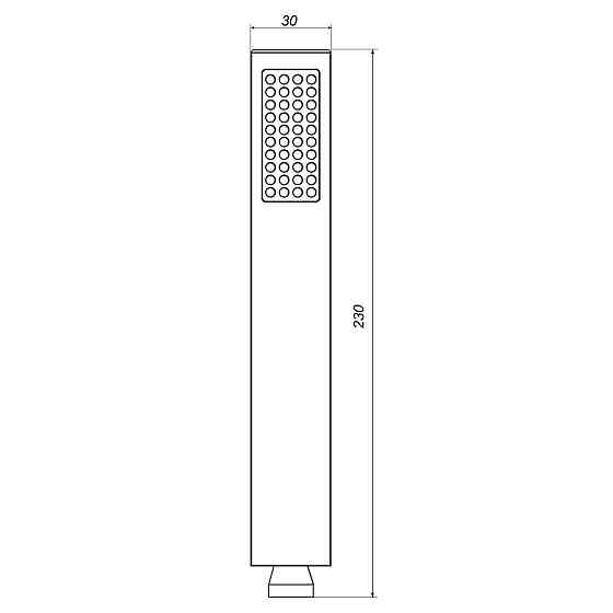 Душова лійка TOPAZ P-1019-S Тернополь