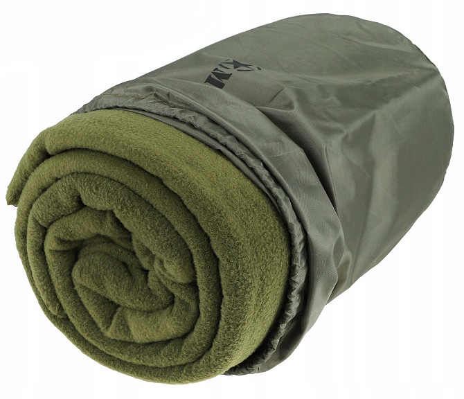 Универсальное Одеяло (Плед) 200х150см из флиса 300 г/м² c чехлом MFH (32340B) Olive Нововолынск - изображение 6
