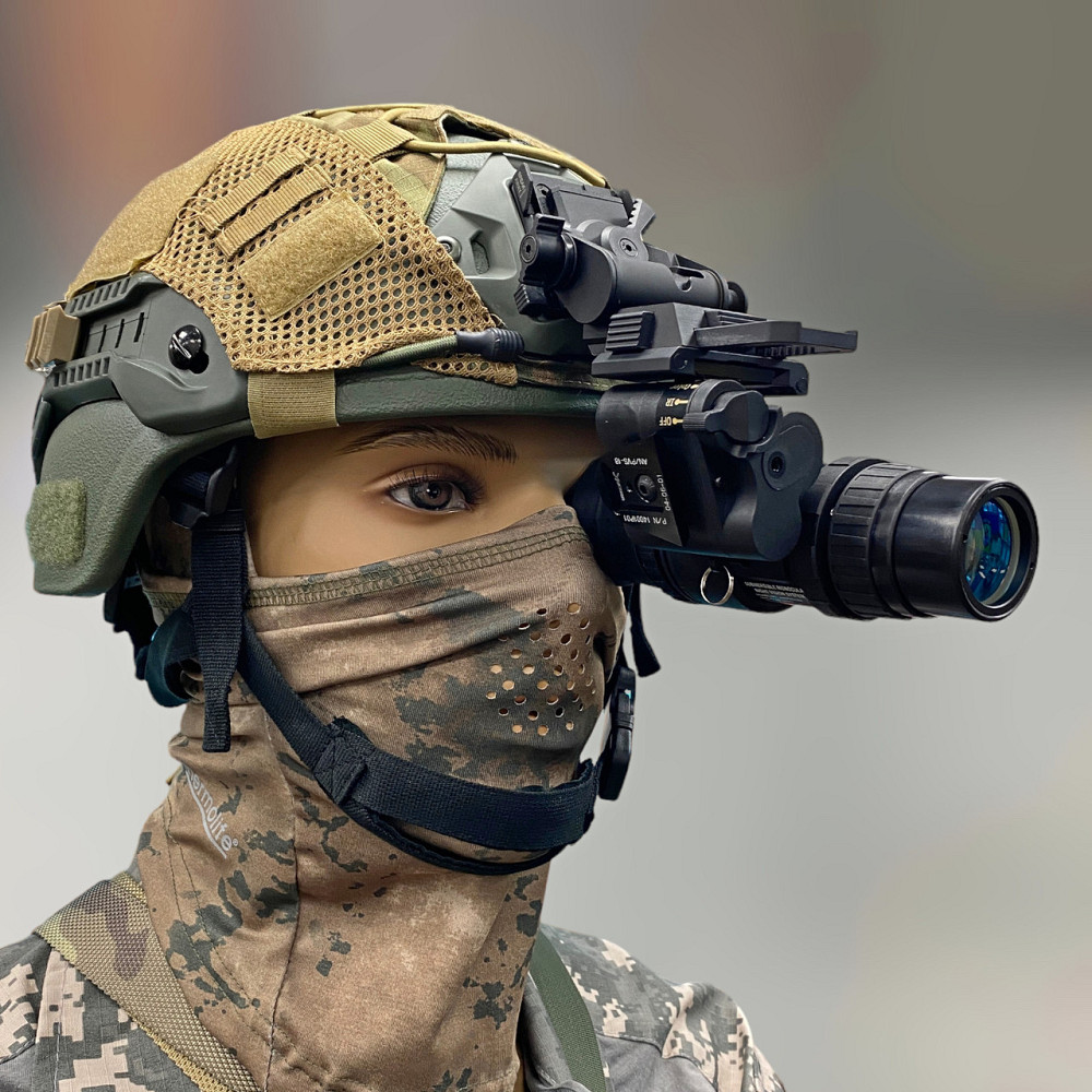 Монокуляр ночного видения Spina optics PVS-18, 1х32, цифровой, крепление на шлем, подсумок Solmir Киев - изображение 1