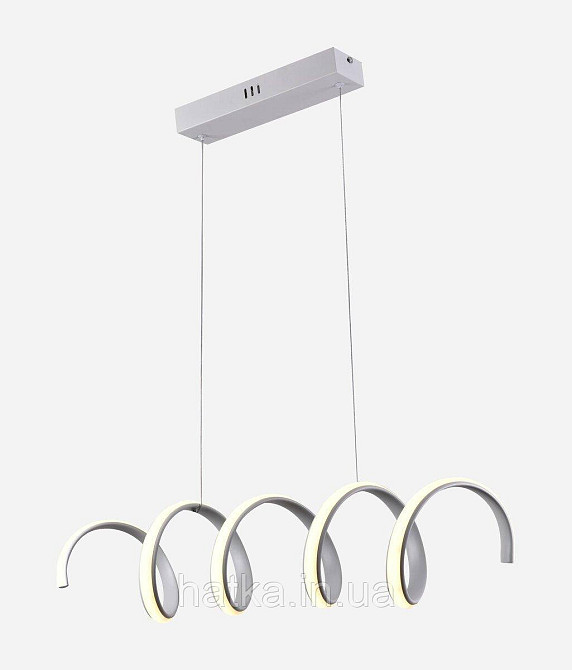 Люстра підвісна світлодіодна Sirius LCD3055 WT біла Київ - фото 2